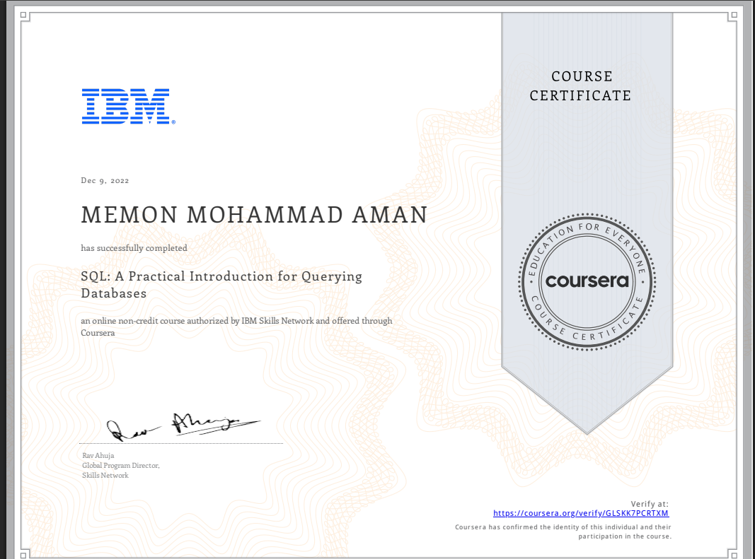 Certificate 5